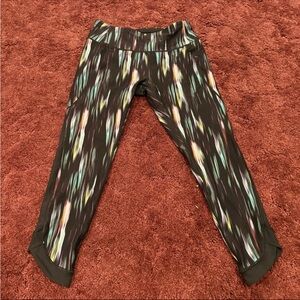 CALIA by Carrie Underwood Kids Leggings - Black with Multicolor Streaks
